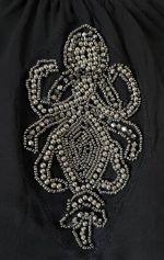 Διάφανο Top με κέντημα - μαύρο - Image 3