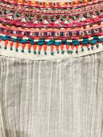 Κοντό Boho Halter Φόρεμα-Λευκό - Image 7