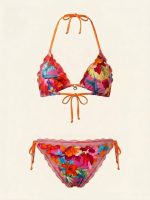 Bikini Τριγωνάκι Φλοράλ-Φούξια - Image 3