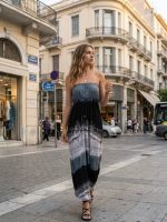 Φόρεμα Μακρύ Strapless-Tie Dye - Image 4