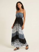 Φόρεμα Μακρύ Strapless-Tie Dye