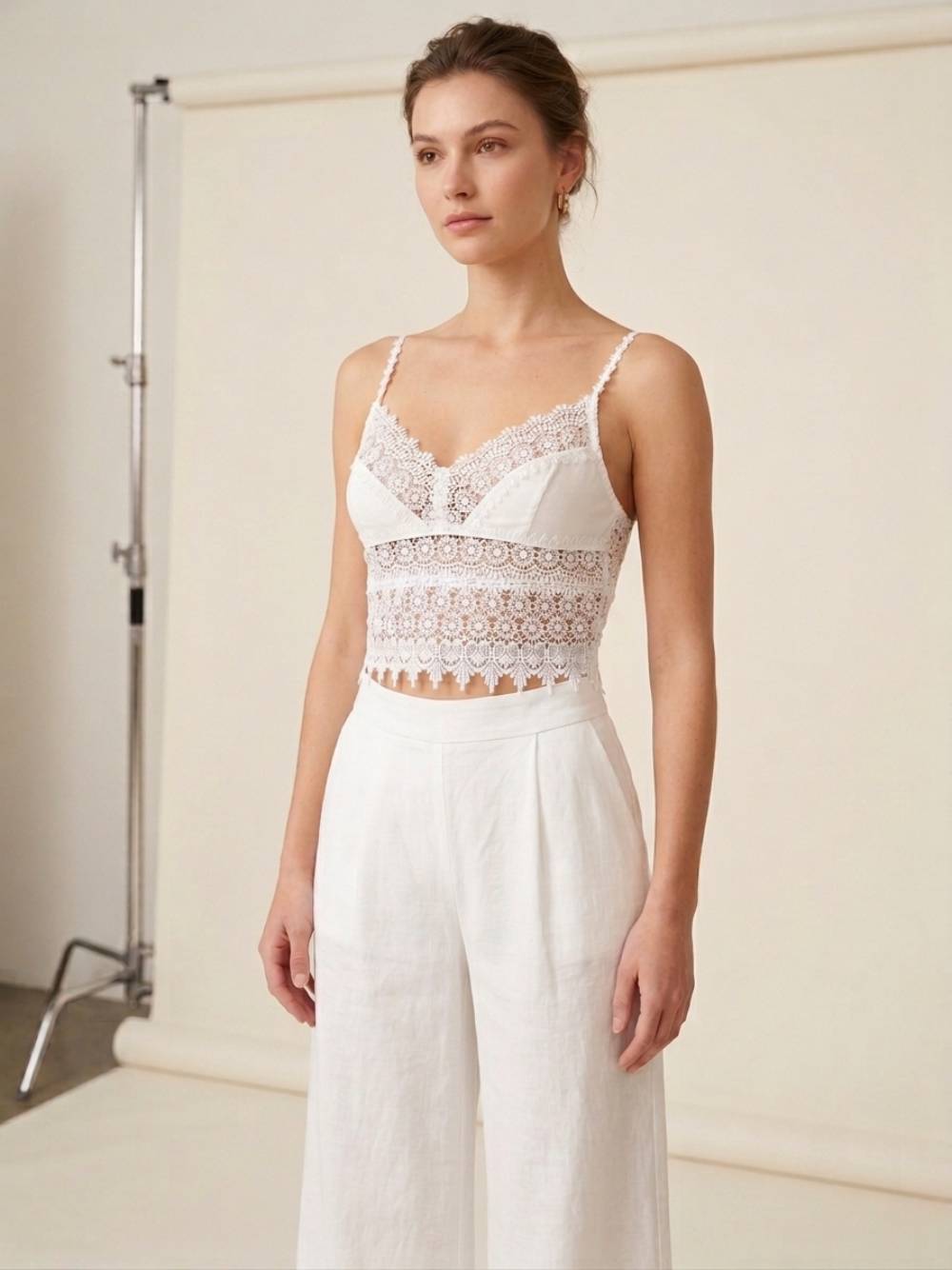 top_lace_white-1 Τοπ με Δαντέλα-Λευκό - Image 1