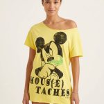 T-shirt Mickey-Κίτρινο