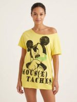 T-shirt Mickey-Κίτρινο