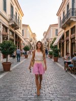 Βερμούδα με Κέντημα-Ροζ - Image 4