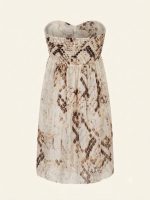 Μίνι Φόρεμα Straples Snake Print - Image 5