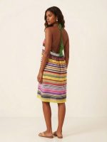 Κοντό Φόρεμα Halter-Multicolor - Image 3