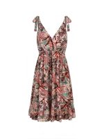 Μίνι Φόρεμα με Tropical Print - Image 3