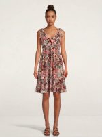 Μίνι Φόρεμα με Tropical Print