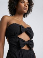 Strapless Ολόσωμο Μαγιό-Μαύρο - Image 2