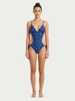 Ολόσωμο Μαγιό Monokini-Μπλε