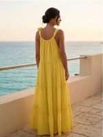 Maxi Φόρεμα-Κίτρινο - Image 8