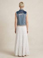 Γιλέκο Denim με Παγιέτες - Image 2