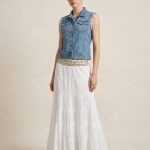 Γιλέκο Denim με Παγιέτες