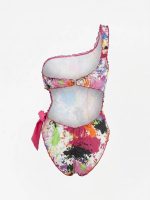 One Shoulder Ολόσωμο Μαγιό-multicolor - Image 6