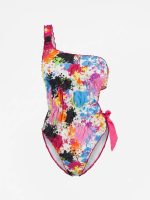 One Shoulder Ολόσωμο Μαγιό-multicolor - Image 5