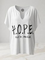 Oversized T-Shirt με τύπωμα-Λευκό - Image 4