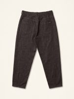 Ψηλόμεσο Tappered Denim Παντελόνι-Καφέ - Image 7