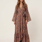 Κρουαζέ Μάξι Φόρεμα Paisley