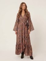 Κρουαζέ Μάξι Φόρεμα Paisley