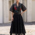 Eco Leather Painted Biker Τζάκετ-Μαύρο
