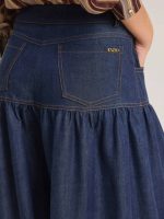 Palazzo Denim Παντελόνι-Μπλε - Image 3